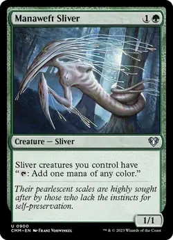 1x Manaweft Sliver NM Eng MTG - Commander Masters - Image 1
