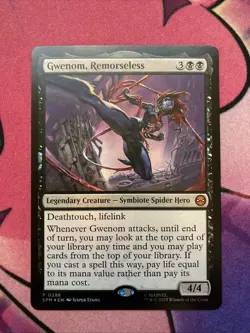 Gwenom Remorseless 0286 Promo Marvel Spider-Man Gift Box Exclusive NM MTG - Image 1