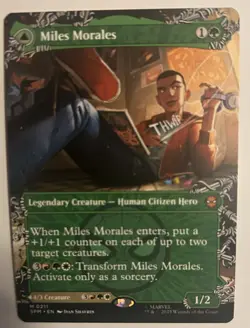 Miles Morales (0211) (Borderless) Marvel's Spider-Man Regular NM - Image 1