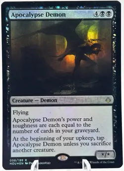 Apocalypse Demon 058/199 Foil Hour of Devastation HOU MTG NM - Image 1