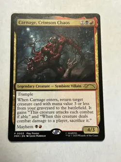 MTG Spider-Man Carnage, Crimson Chaos - Play Promo - Magic The Gathering P 0003 - Image 1