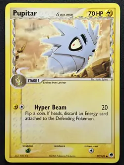 Pupitar Delta Species 59/101 Dragon Frontiers 2006 - Pokemon TCG - Image 1