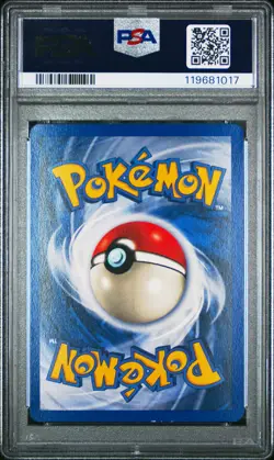 1999 POKEMON BASE SET UNLIMITED #1 ALAKAZAM-HOLO PSA 8 - Image 2