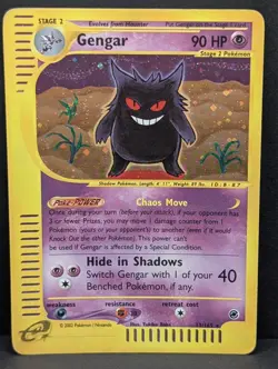 Gengar 013/165 Expedition Base Set Holo Rare Pokemon TCG Nintendo LP - Image 1