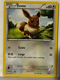 Eevee 4/30 XY Trainer Kit: Pikachu Libre & Suicune NM Pokemon Fast Shipping - Image 1