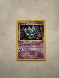 Traunfugil 11/64 Holo GERMAN 1st Edition Neo Revelation Pokemon Card - Image 1