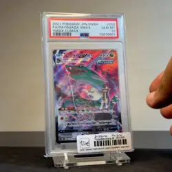 2021 Pokemon Japanese Sword & Shield Vmax Climax 252/184 Fa / Rayquaza PSA 10 - Image 1