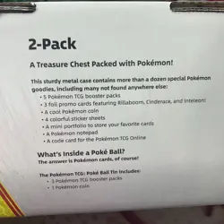 Pokemon 2021 Charizard Collectors Chest Tin Lunchbox & Poke Ball Tin 2 Pack - Image 3