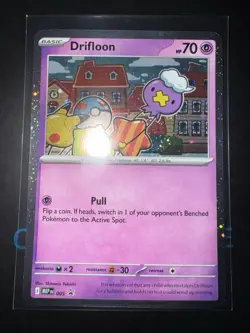 Drifloon 005 Mega Evolutions Black Star Promo Cosmo Holo Pokemon TCG Mint/NM - Image 1