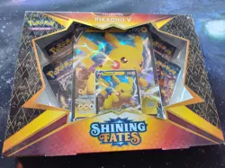 Pokemon TCG - Shining Fates Pikachu V Collection Box - NEW FACTORY SEALED - Image 1