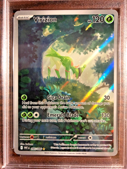 Virizion Illustration Rare #095 - PSA MINT 9 - 2025 SV White Flare - Pokemon TCG - Image 2