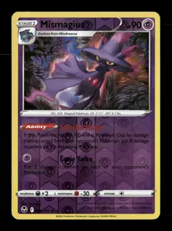 Mismagius Reverse Holo Rare SWSH12: Silver Tempest 064/195 NM Pokemon LP - Image 1