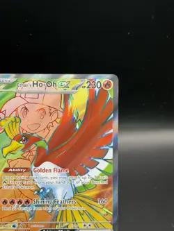 Pokemon TCG Ethan's Ho-Oh EX 209/182 Ultra Rare Full Art Destined Rivals - Image 4