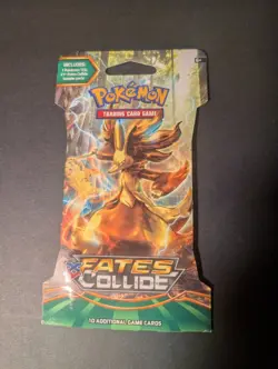 XY Fates Collide Sleeved Booster Pack - New/Sealed - Pokemon (Delphox) 820650801143 - Image 1