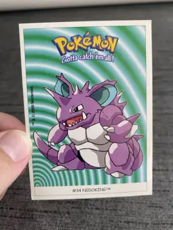 Carte Pokemon Dunkin Boomer #34 Nidoking 2000 Nintendo OCCASION - Image 4