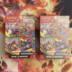 Pokemon TCG Mega Evolutions (2) Sealed Booster Bundles - Image 1
