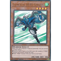 Elemental HERO Stratos - BLHR EN061 - Ultra Rare 1st Edition (Near Mint) Yugioh - Image 1