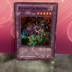 Yugioh Reaper On The Nightmare PGD-078 Super Rare Unlimited 1st Edition - HP - Image 1