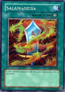 Heavily Played, English Yu Gi Oh Salamandra - DDS-006 - Secret Rare - Unlimited - Image 1