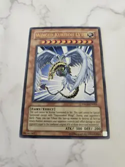 Yugioh! Winged Kuriboh LV10 DR04-EN005 Ultra Rare (near mint) - Image 1