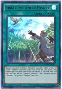 Yugioh! Danger! Excitement! Mystery! - DANE-EN083- Ultra Rare - 1st Ed - NM/M - Image 1
