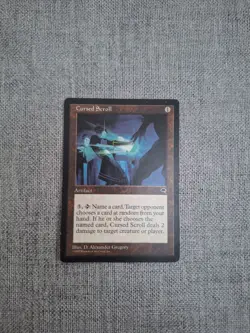Cursed Scroll Rare Magic the Gathering card - Image 1