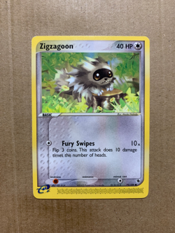 Zigzagoon 79/109 EX Ruby & Sapphire - Common Pokemon Card - LP - Image 1