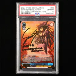 PSA GEM MT 10 2024 Weiss Schwarz JPN. CCG Card DAL/WZ03-GOLD - Image 1