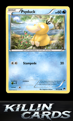 Psyduck 16/122 Pokemon Common XY - BREAKpoint Card NM - Image 1