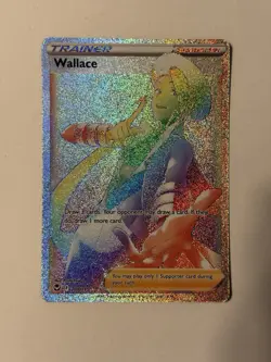 Pokemon TCG Wallace 208/195 Secret Rare Silver Tempest Card - NM/M Condition! - Image 1