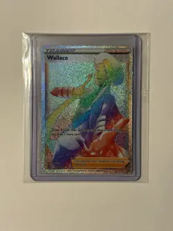 Pokemon TCG Wallace 208/195 Secret Rare Silver Tempest Card - NM/M Condition! - Image 4