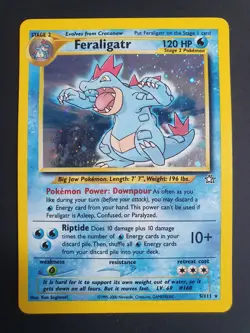 Feraligatr 5/111 Holo - Neo Genesis Set - Pokemon Card - Excellent Condition - Image 1