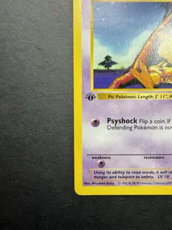 Pokemon Cards: Base Set 1st Edition Common: Abra 43/102 - Image 5