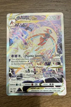 Deoxys VSTAR Pokemon: Crown Zenith - Galarian Gallery Holo Card GG46/GG70 - NM!! - Image 1