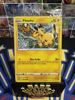 Pikachu - (Holiday Calendar) 049/195 Miscellaneous Cards & Products Holo - Image 1