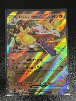 Pokemon Skeledirge EX Card 037/193 Paldea Evolved - Image 1