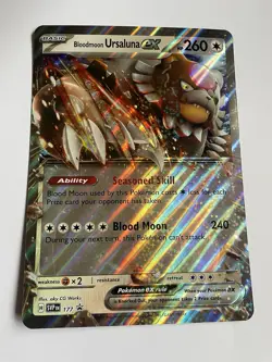 Bloodmoon Ursaluna EX JUMBO Card 177 Promo New Out Today - Image 2
