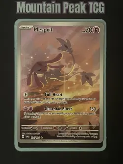NM Mesprit 204/191 IR - Surging Sparks - Pokemon Card - Image 1