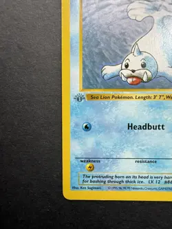 Pokemon Cards: Base Set 1st Edition Uncommon: Seel 41/102 - Image 5