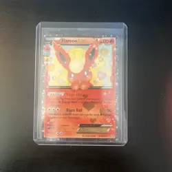 Pokemon TCG Flareon EX RC6/RC32 Holo Rare Radiant Collection Card - Image 1