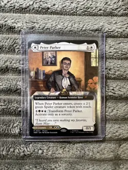 The Amazing SpiderMan Peter Parker NYCC 2025 EXCL Magic The Gathering Promo Card - Image 2