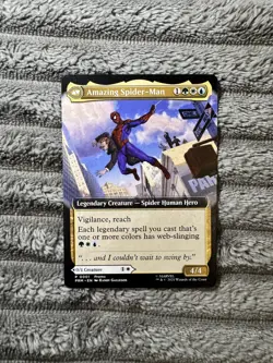The Amazing SpiderMan Peter Parker NYCC 2025 EXCL Magic The Gathering Promo Card - Image 3