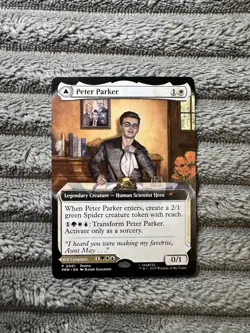 The Amazing SpiderMan Peter Parker NYCC 2025 EXCL Magic The Gathering Promo Card - Image 4
