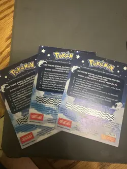 New Lot Of 3(ea) Pokemon Scarlet & Violet Shiny Koraidon Miraidon Code Cards. - Image 3