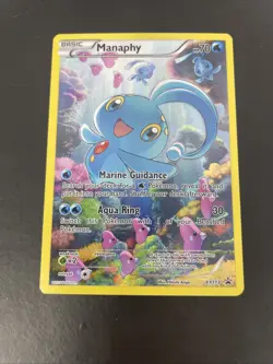 Manaphy XY113 Promo Pokemon Card TCG Full Art 2016 - Image 1