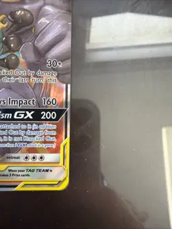 Pokemon TCG Marshadow & Machamp GX Holo Card 82/214 Sm-Unbroken Bonds - Image 2