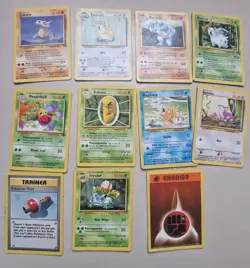 Mix Of Different Base Set & Jungle Pokemon Cards Damaged - Image 3