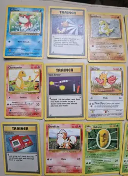 Mix Of Different Base Set & Jungle Pokemon Cards Damaged - Image 5