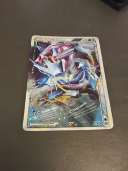 Palkia & Dialga Legend 102/102 Jumbo Oversized Holo Card - Rare - 2010 LP - Image 1