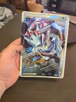 Palkia & Dialga Legend 102/102 Jumbo Oversized Holo Card - Rare - 2010 LP - Image 2